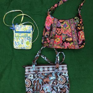3 Vera Bradley Bags